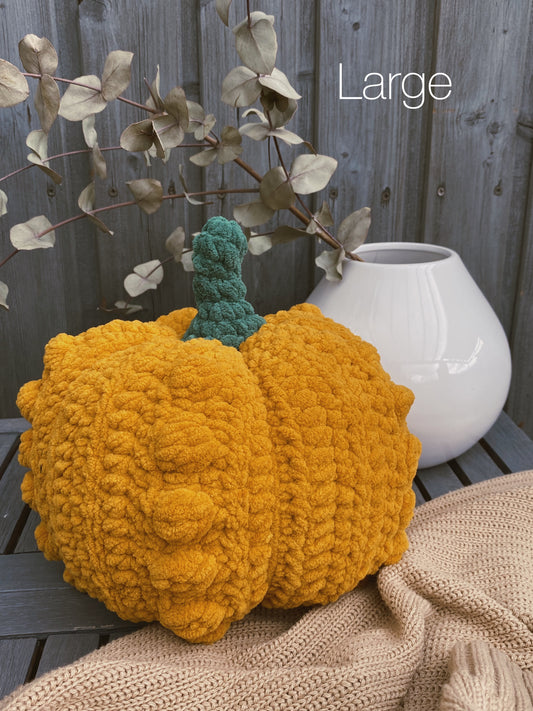Plush Crochet Pumpkins